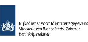 Rijksdienst voor Identiteitsgegevens (RvIG) Logo