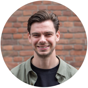 Foto van onze community manager Sietse